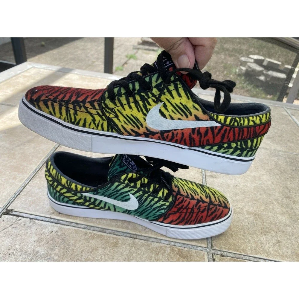 Nike SB Stefan Janoski Zoom Air Tiger Pack Animal Print ReggaeLow Top 615957-613